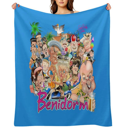 Benidorm! Throw Blanket