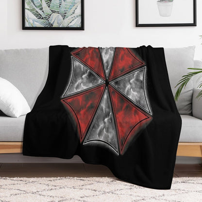 Smoke Umbrella Throw Blanket