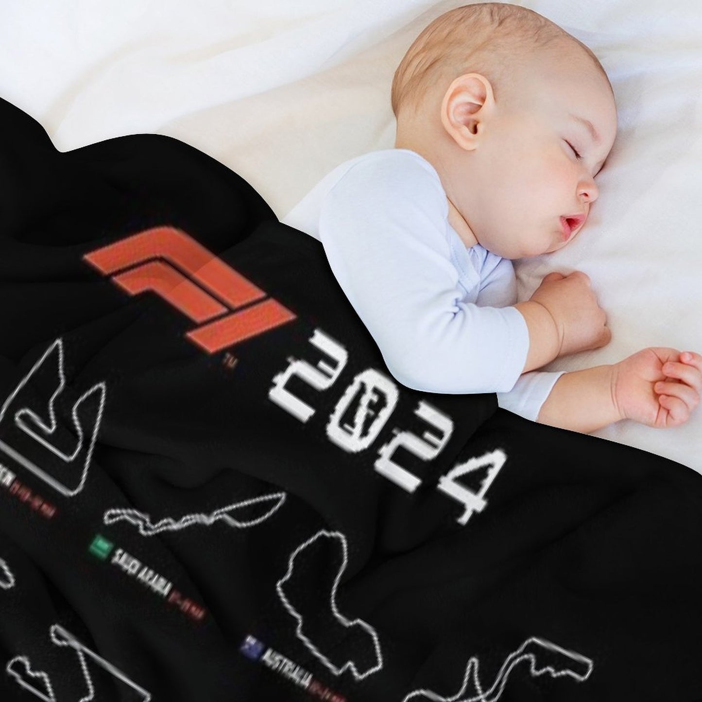 F1 Circuits Throw Blanket
