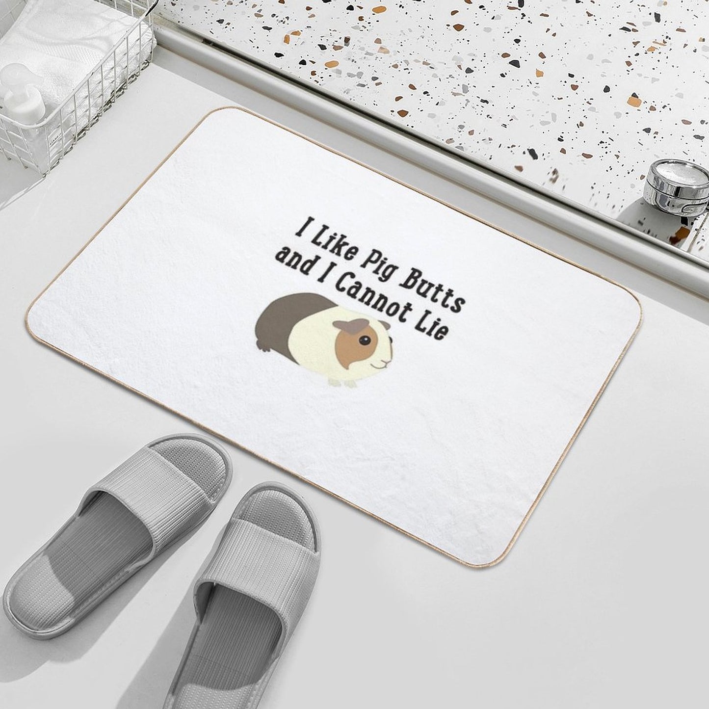 Guinea Pig Butts Bath Mat