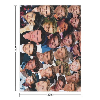 Austin Butler Photo Collage Throw Blanket