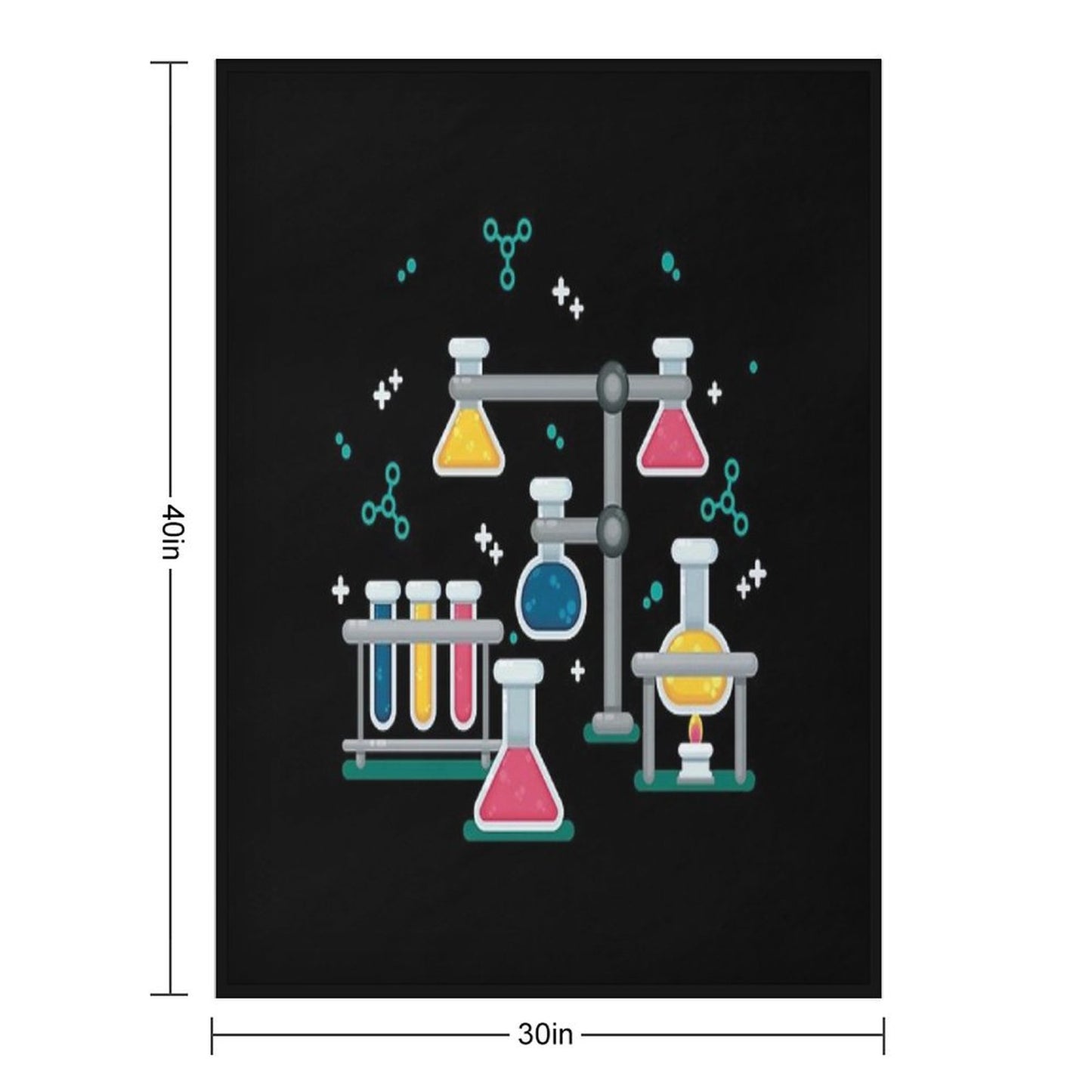 Amazing Chemistry Throw Blanket