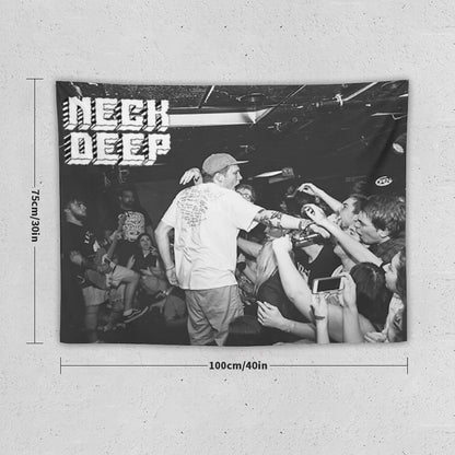 Neck Deep Live Tapestry