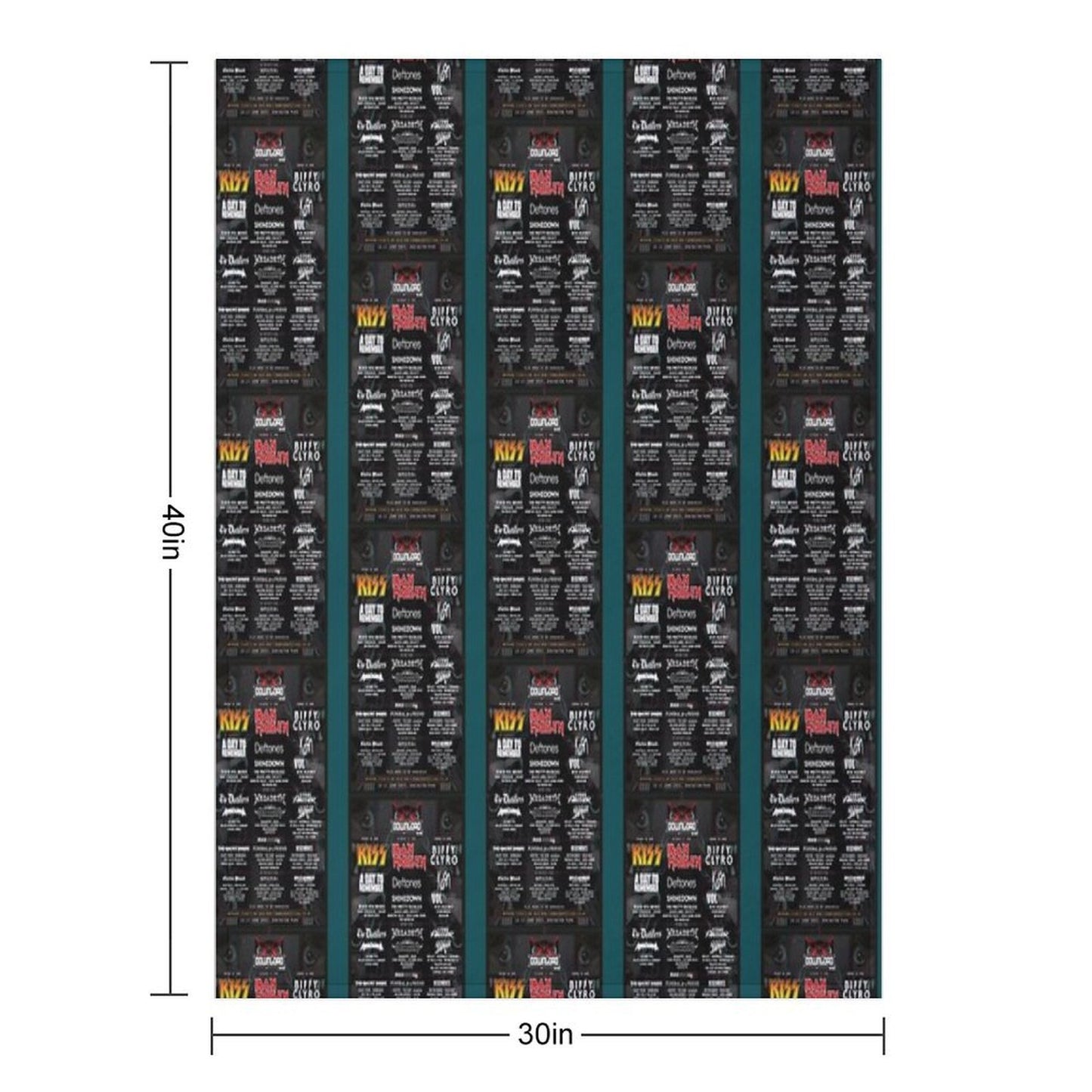 Download UK Fest Throw Blanket