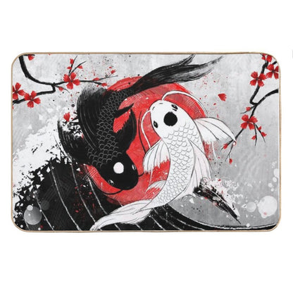 Koi Fish - Yin Yang Bath Mat