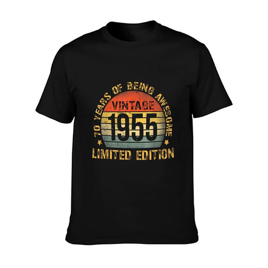 70 Year Birthday Decorations Men Gag 70yr 1955 70th Birthday T-Shirt