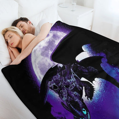 Soul of The Nightfury Throw Blanket