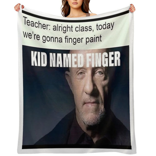 Kid Named Finger Throw Blanket