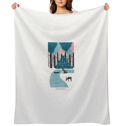 River Throw Blanket