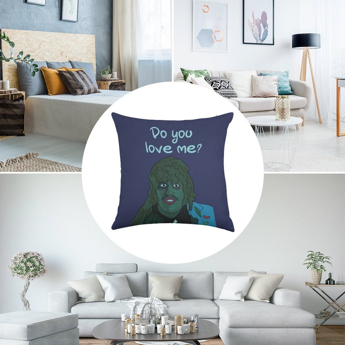 Do You Love Me Old Gregg, Old Greg Linen Throw Pillow Cover