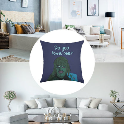 Do You Love Me Old Gregg, Old Greg Linen Throw Pillow Cover
