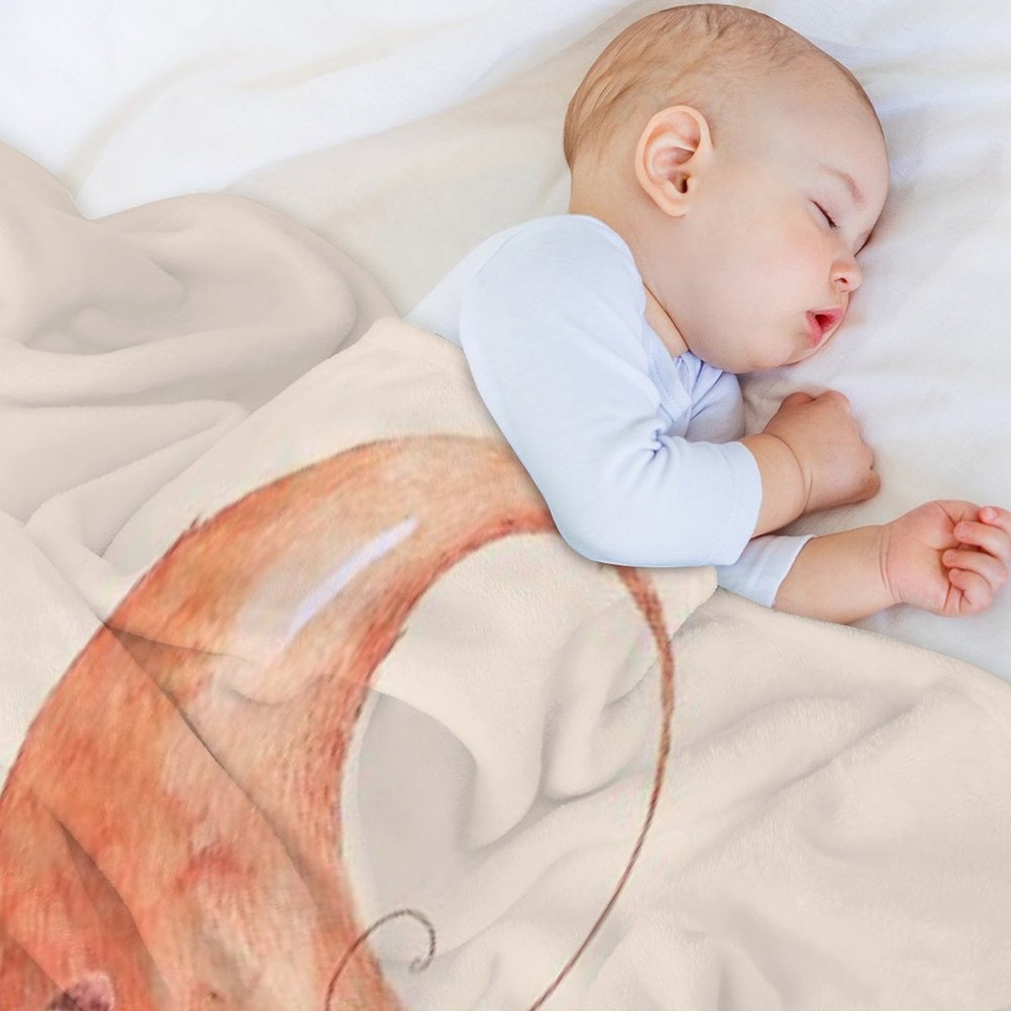 The Bandit Squirrel Throw Blanket