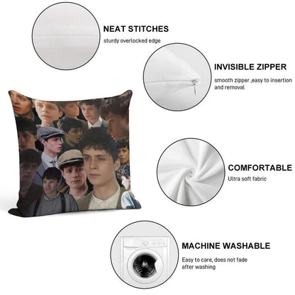 Gilbert Blythe Collage Soft Anti-Pilling Throw Pillow