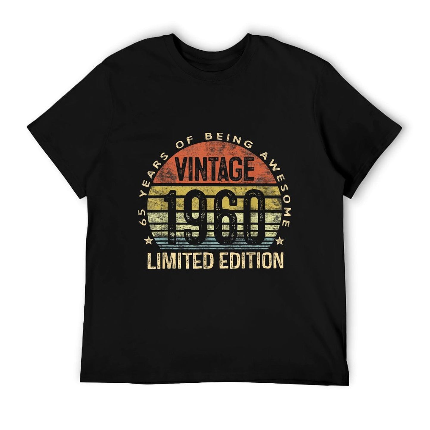 Vintage 1960 Limited Edition 65-Year-Old Gifts 65th Birthday T-Shirt