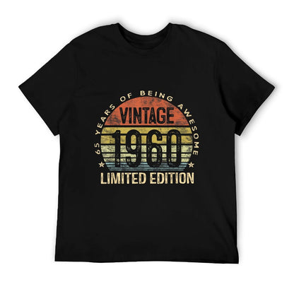 Vintage 1960 Limited Edition 65-Year-Old Gifts 65th Birthday T-Shirt