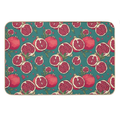 Juicy Pomegranate Fruits Bath Mat