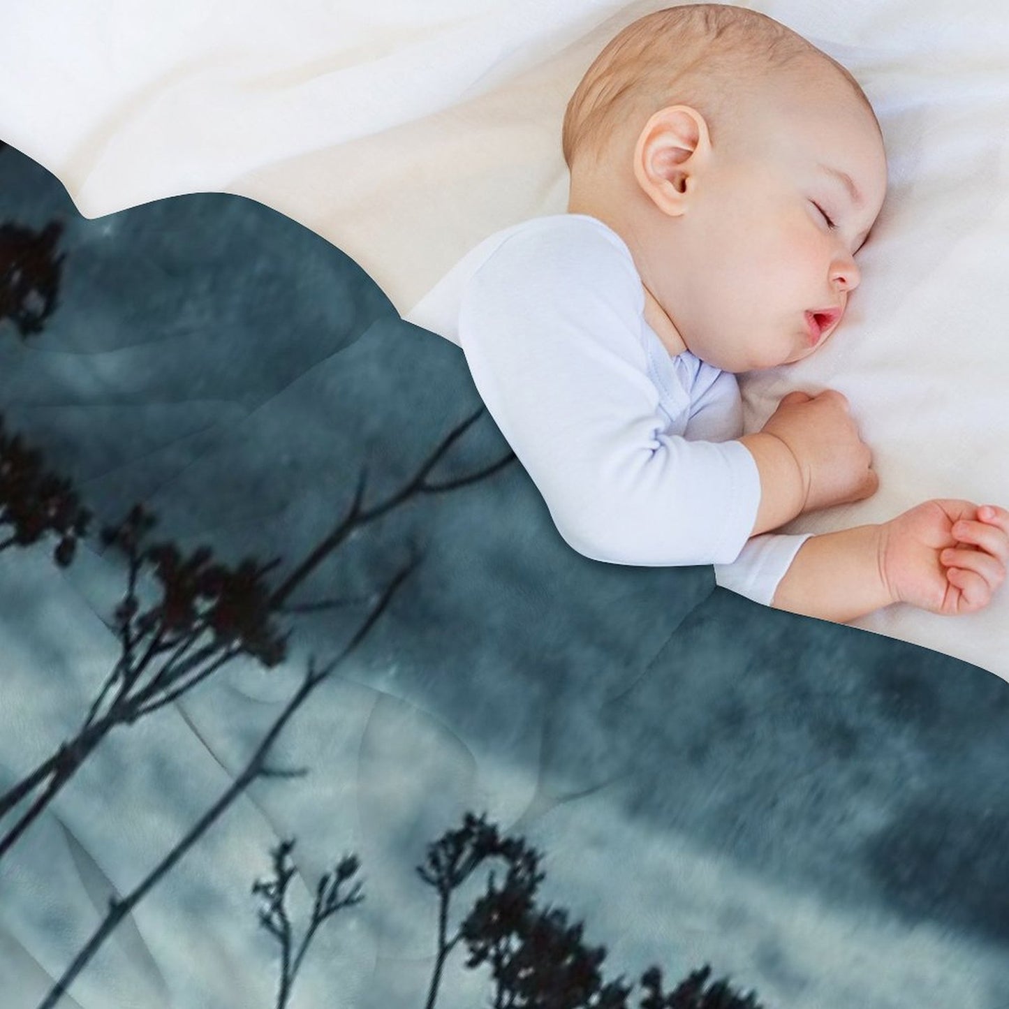 Midnight Dreams of The Sea Throw Blanket