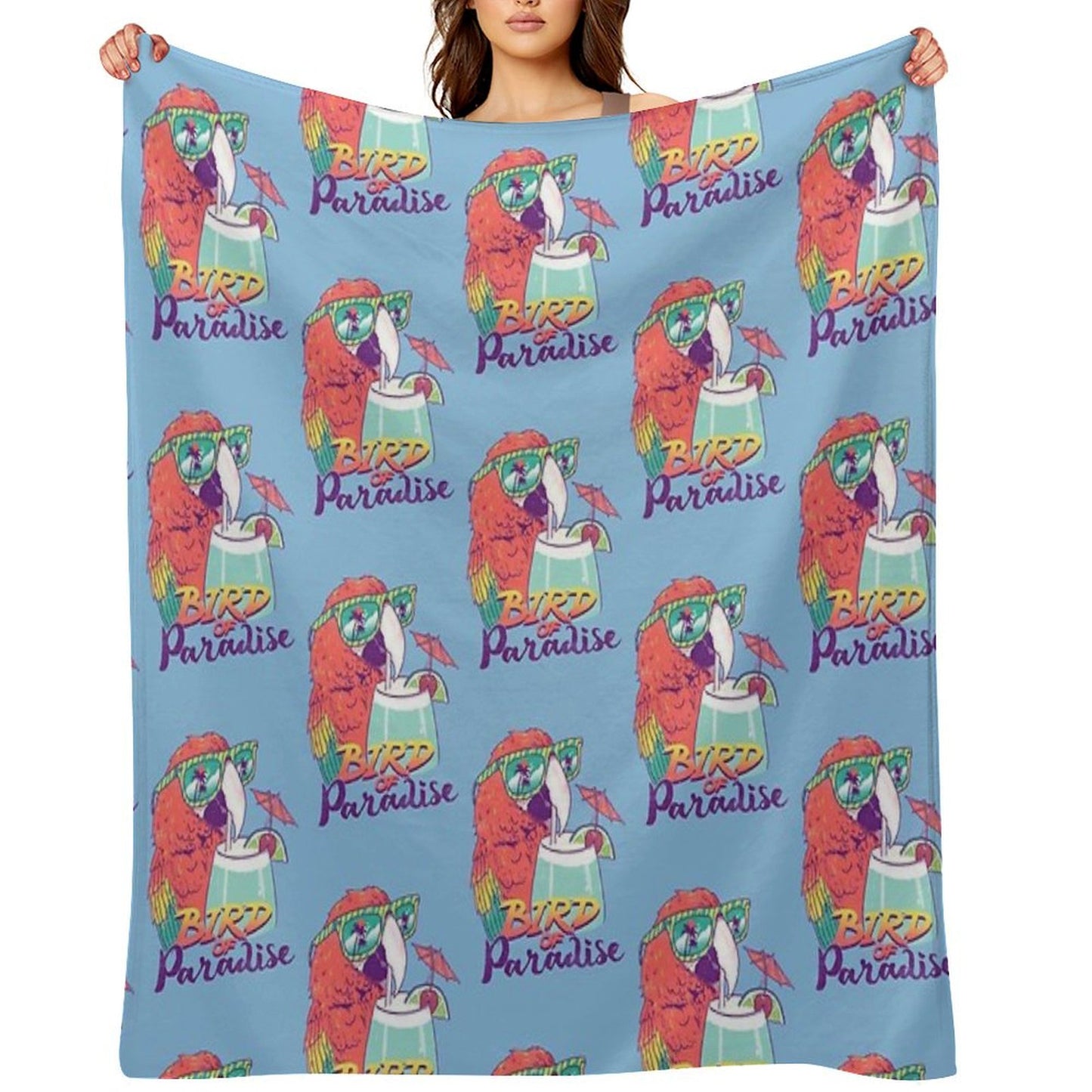 Bird Of Paradise Throw Blanket