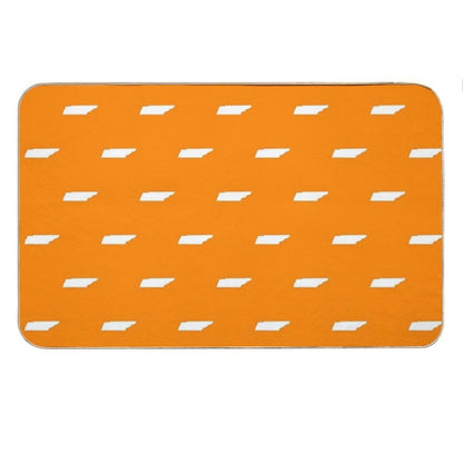 Tennessee  Orange Small Print Bath Mat