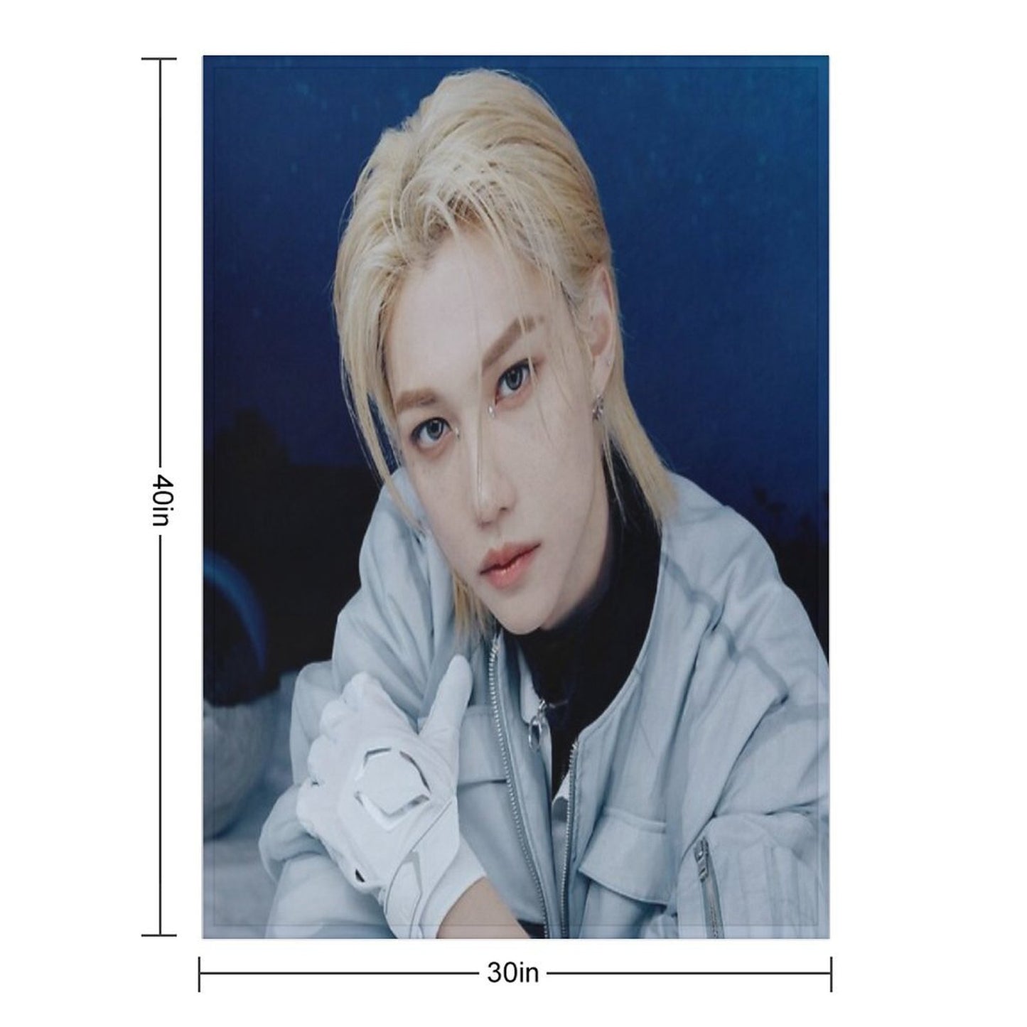 STRAY KIDS FELIX Throw Blanket