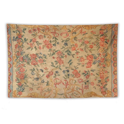 Antique French Savonnerie Rug Print Tapestry