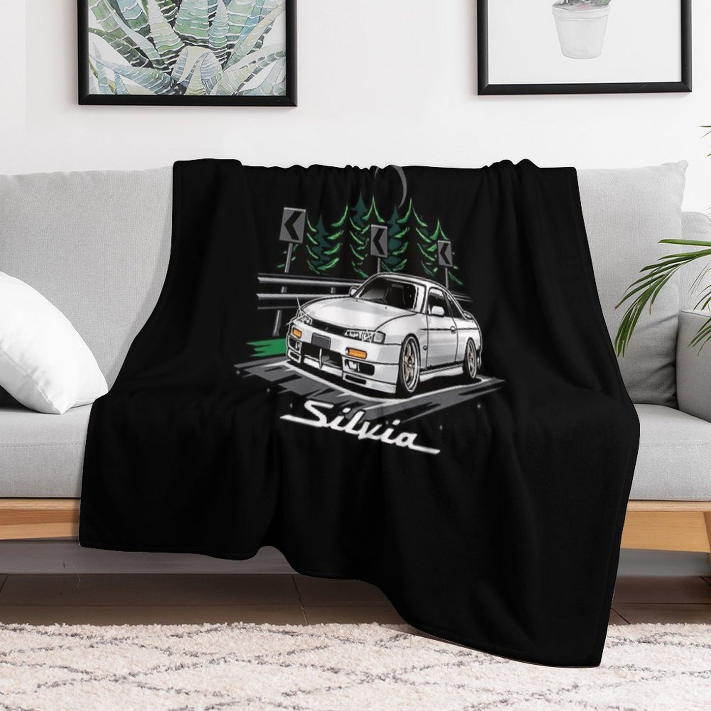 Silvia S14 Kouki Throw Blanket
