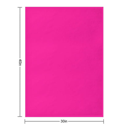PLAIN SOLID DEEP PINK -100 PINK SHADES ON OZCUSHIONS ON ALL PRODUCTS Throw Blanket