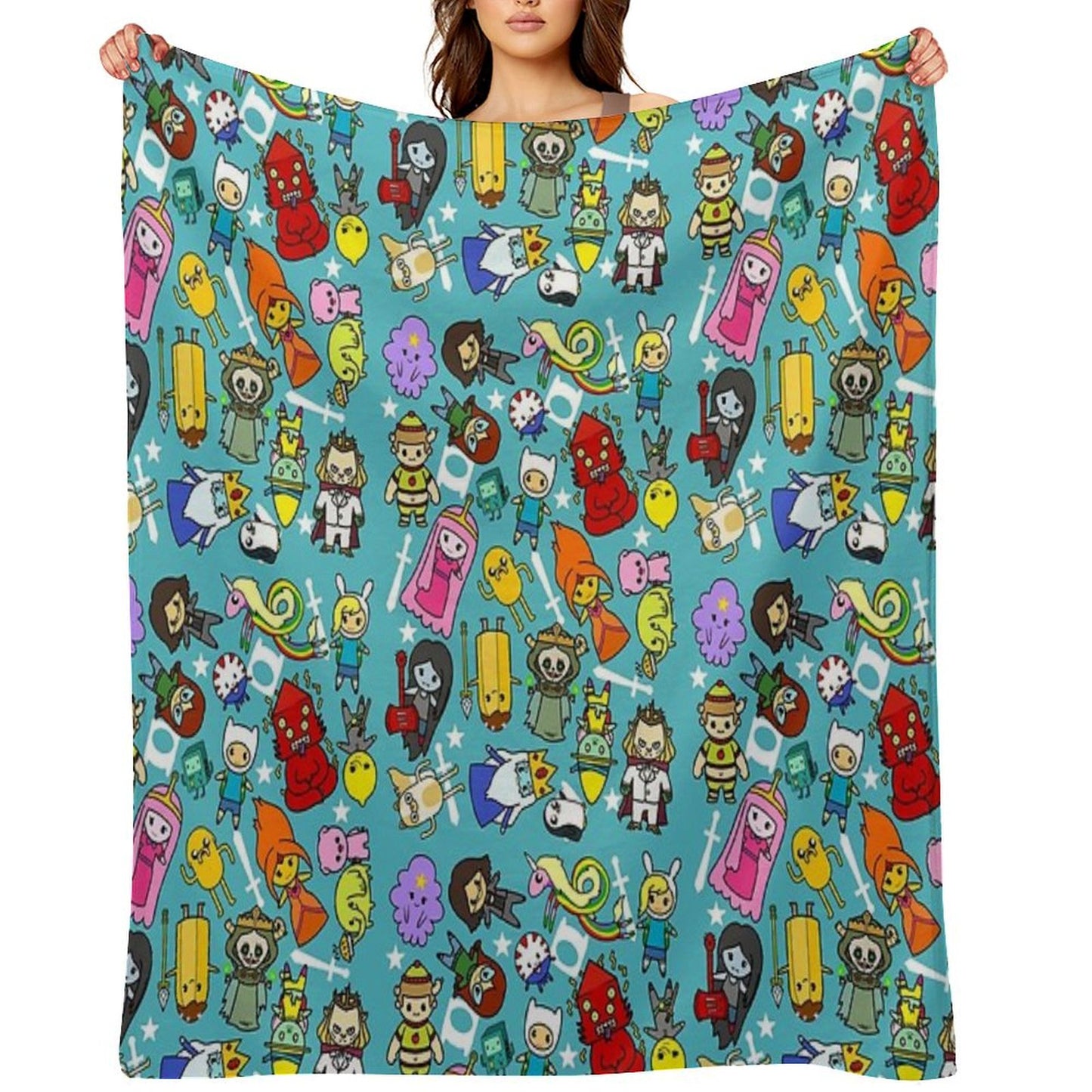 Time for Adventures Throw Blanket