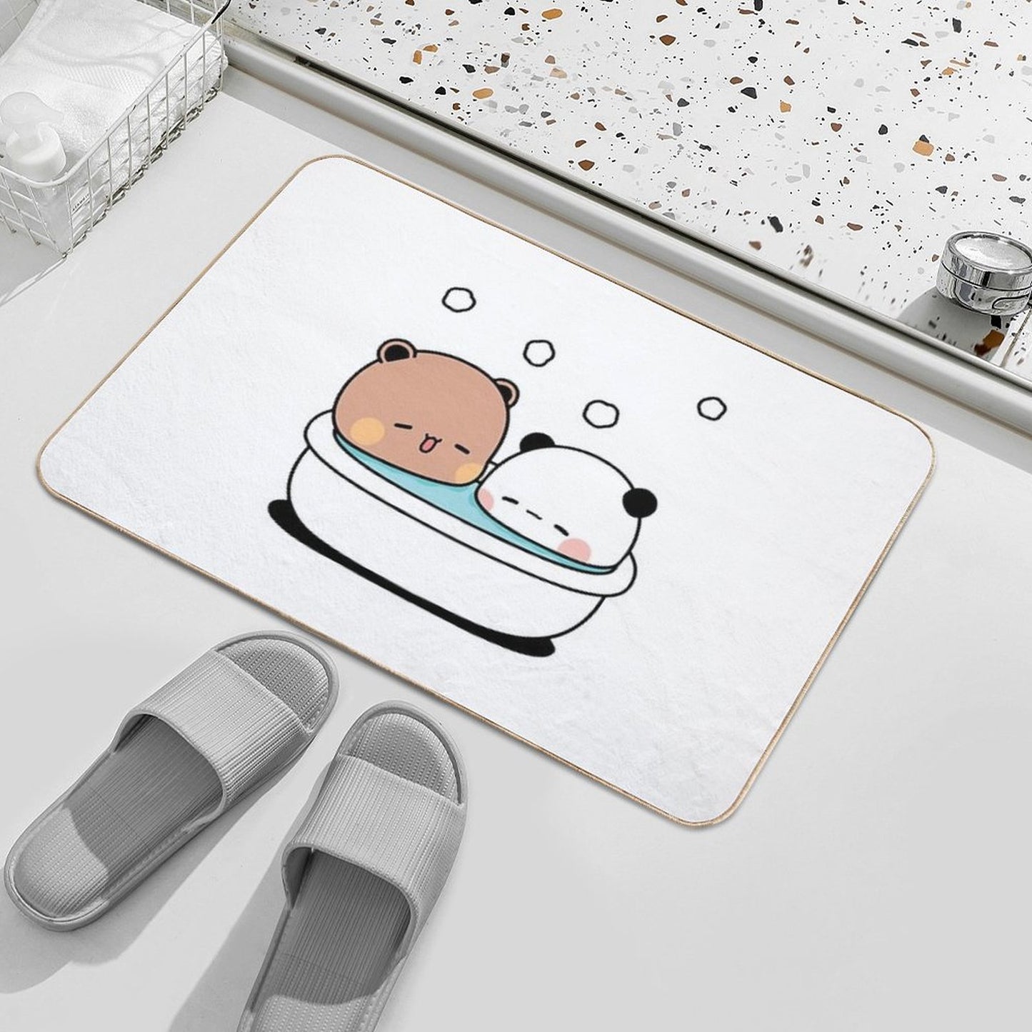 Bear And Panda Bubu Dudu Bath Bath Mat