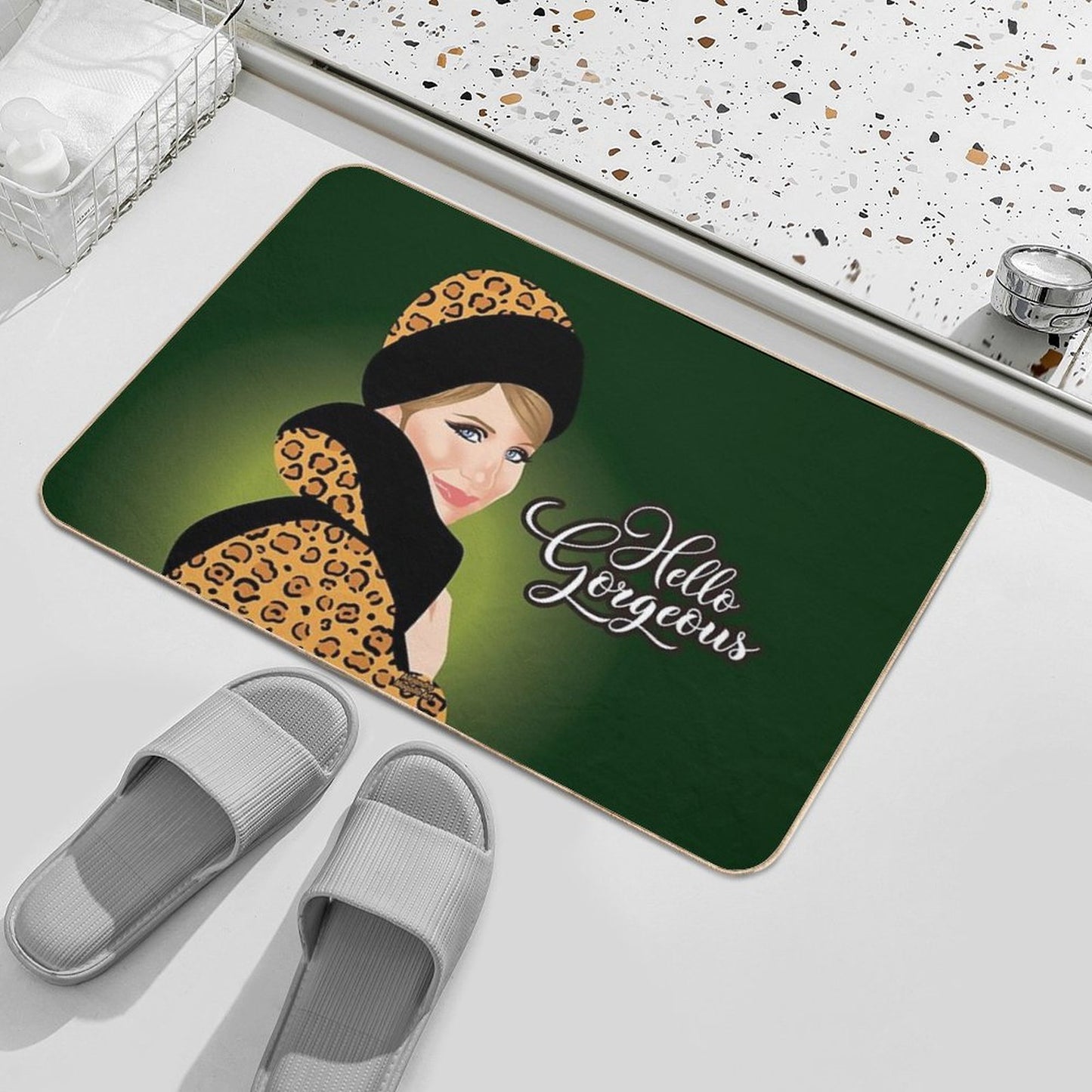 Leopard Bath Mat