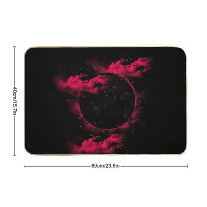 Black Hole  Easy Maintenance Bath Mat