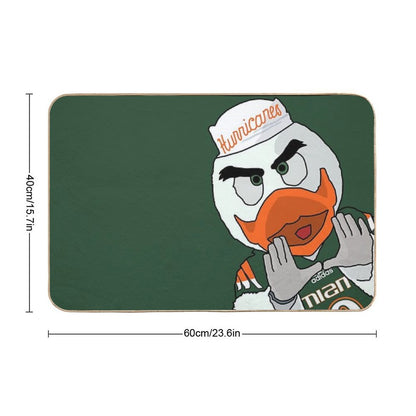 University of Miami - Sebastian The Ibis Bath Mat