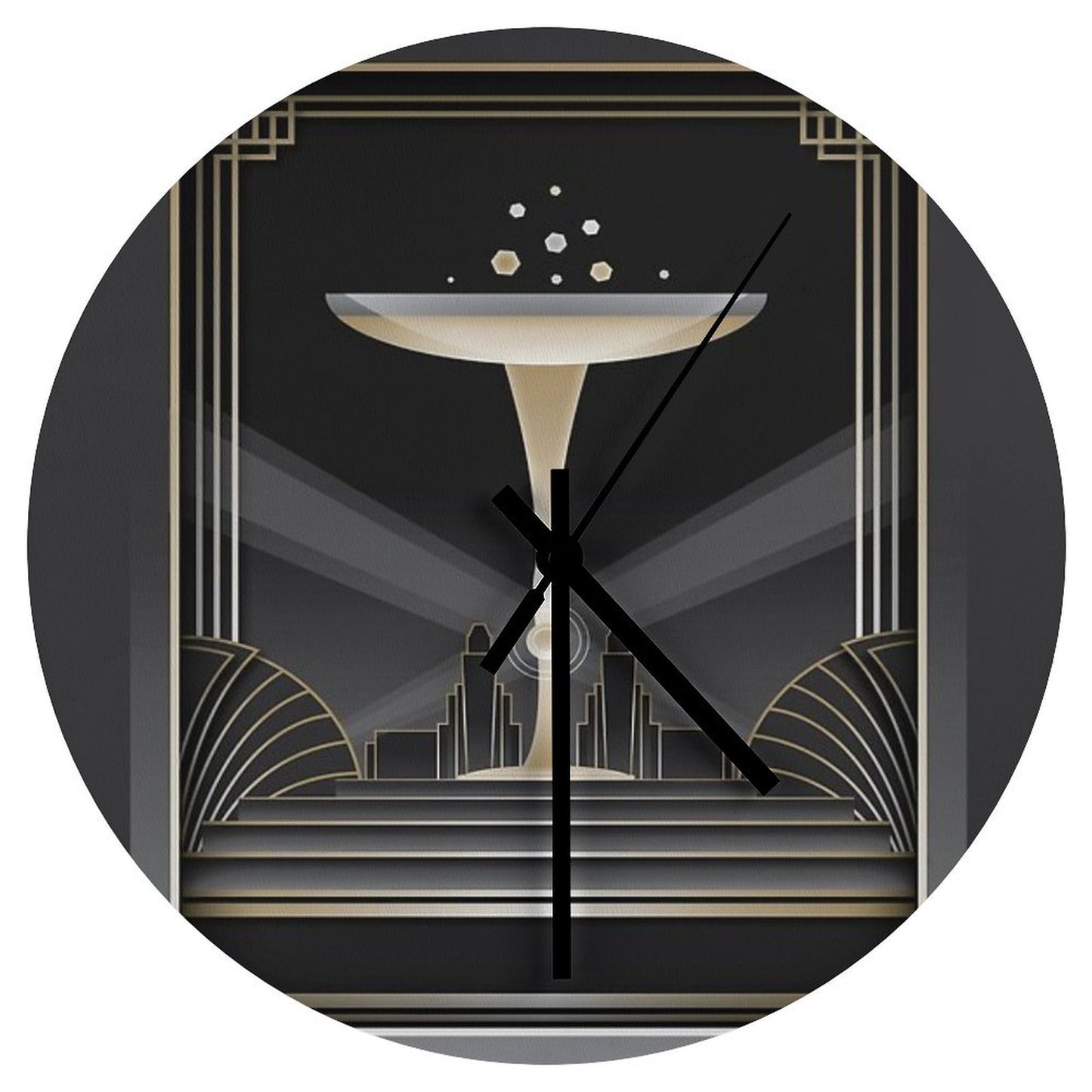 Art Deco Design VI Wall Clock