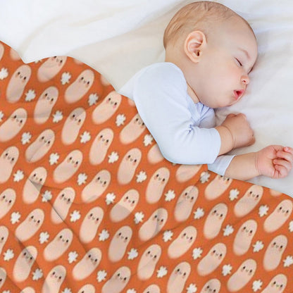 Baked Beans Farting Throw Blanket
