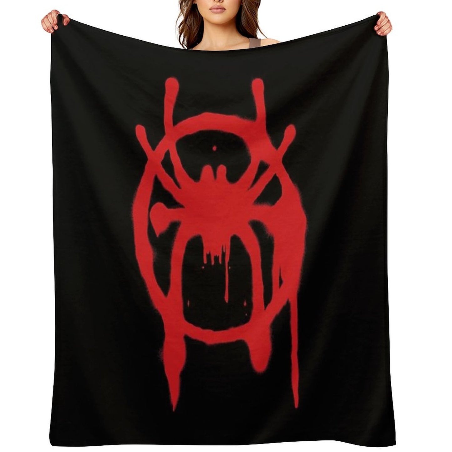 Into The Spider-Verse Throw Blanket