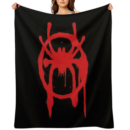 Into The Spider-Verse Throw Blanket
