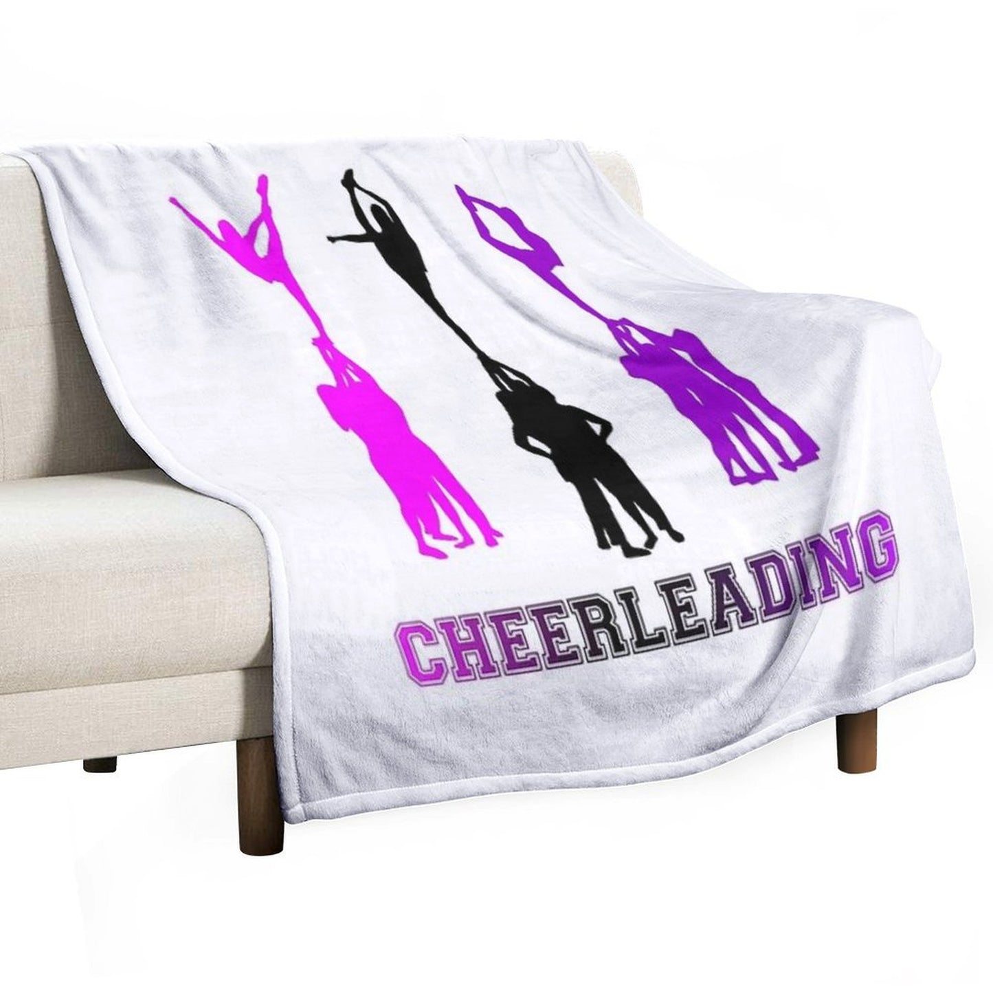 Cheerleading Throw Blanket
