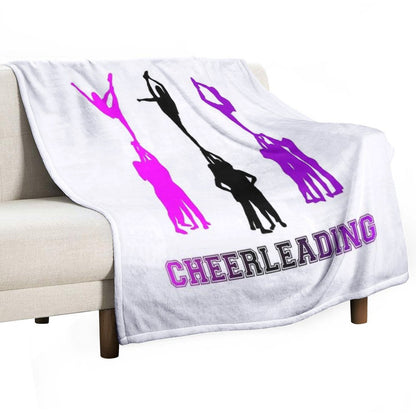 Cheerleading Throw Blanket