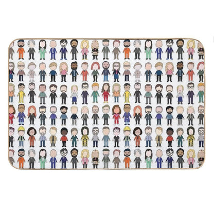 Cast Poster Taskmaster First Ten Series Bath Mat