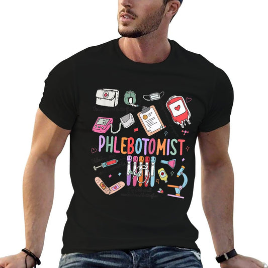 Women Phlebotomist Tech Phleb Tech Nurse Appreciation T-Shirt