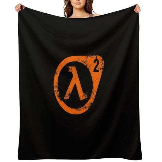 HL2 Orange Throw Blanket