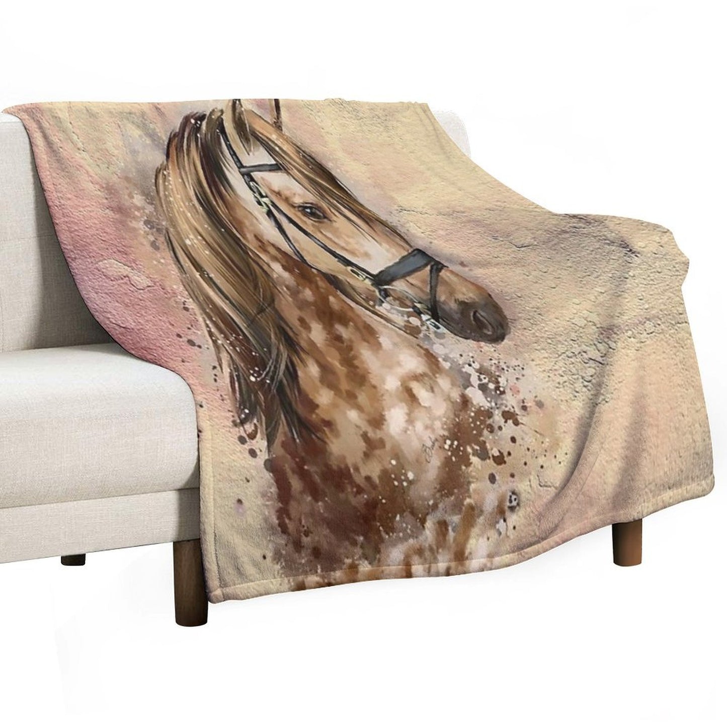 Horses Change Lives Throw Blanket