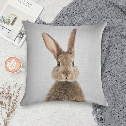 Rabbit - Colorful Soft Shrink-Resistant Throw Pillow