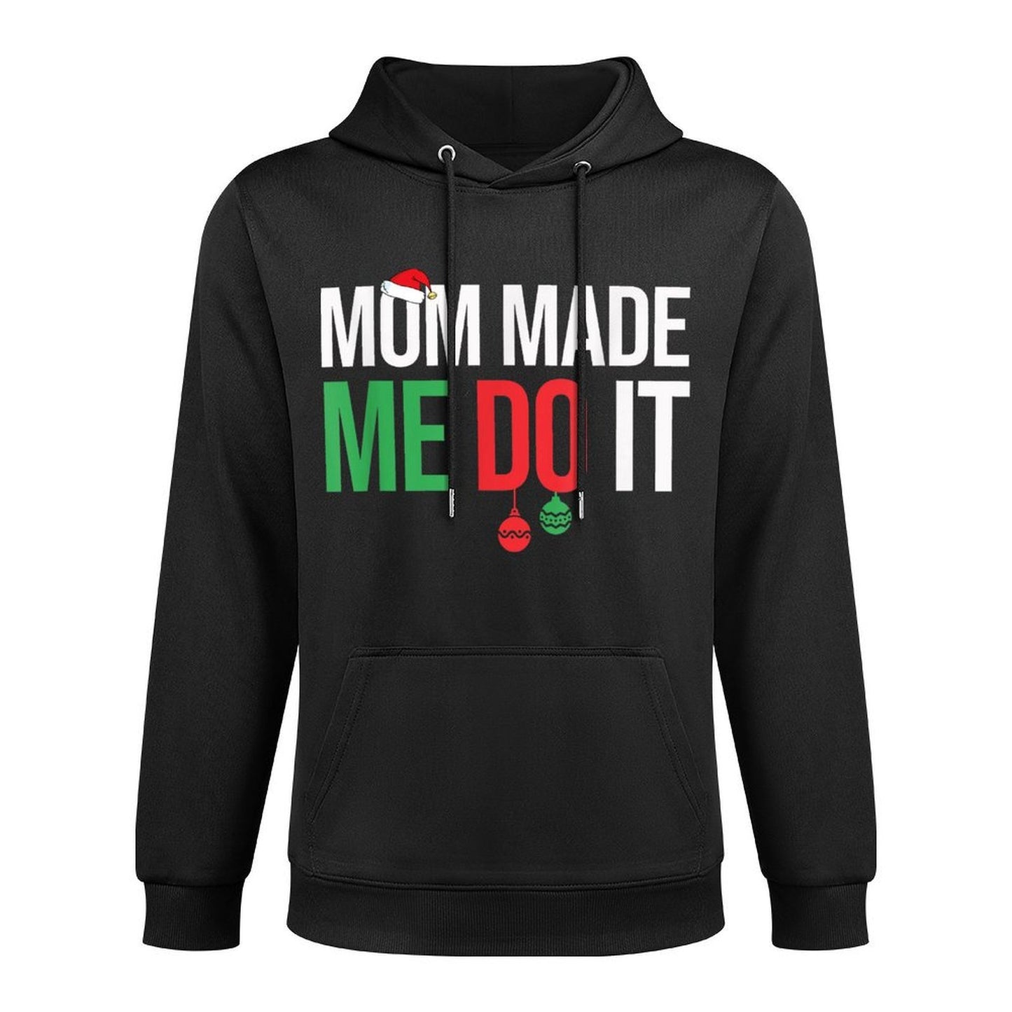 Family Christmas Pajamas Matching Mom Made Me Do It Shape Retention Hoodie