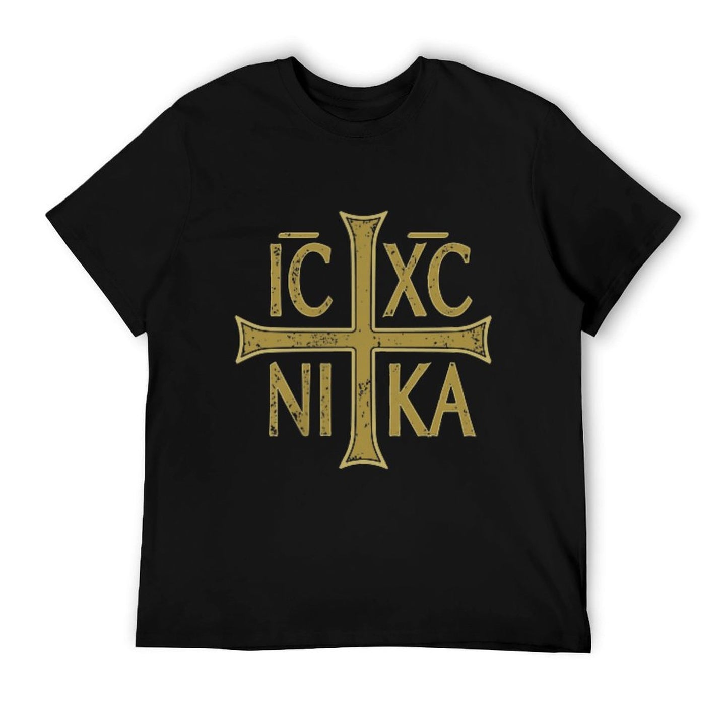 ICXC NIKA Christogram Cross Orthodox Christian Discreet T-Shirt