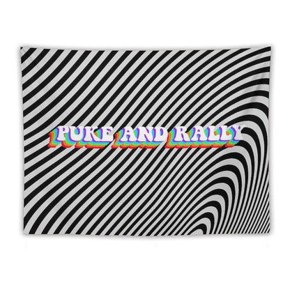 Puke And Rally Tapestry Tapestry