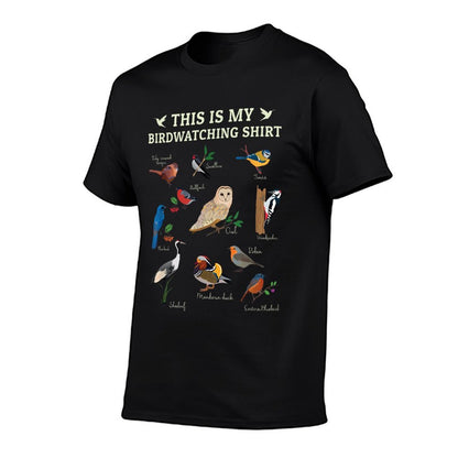 Cool Bird Lover Birdwatching Present Birdwatcher Birder Gift T-Shirt