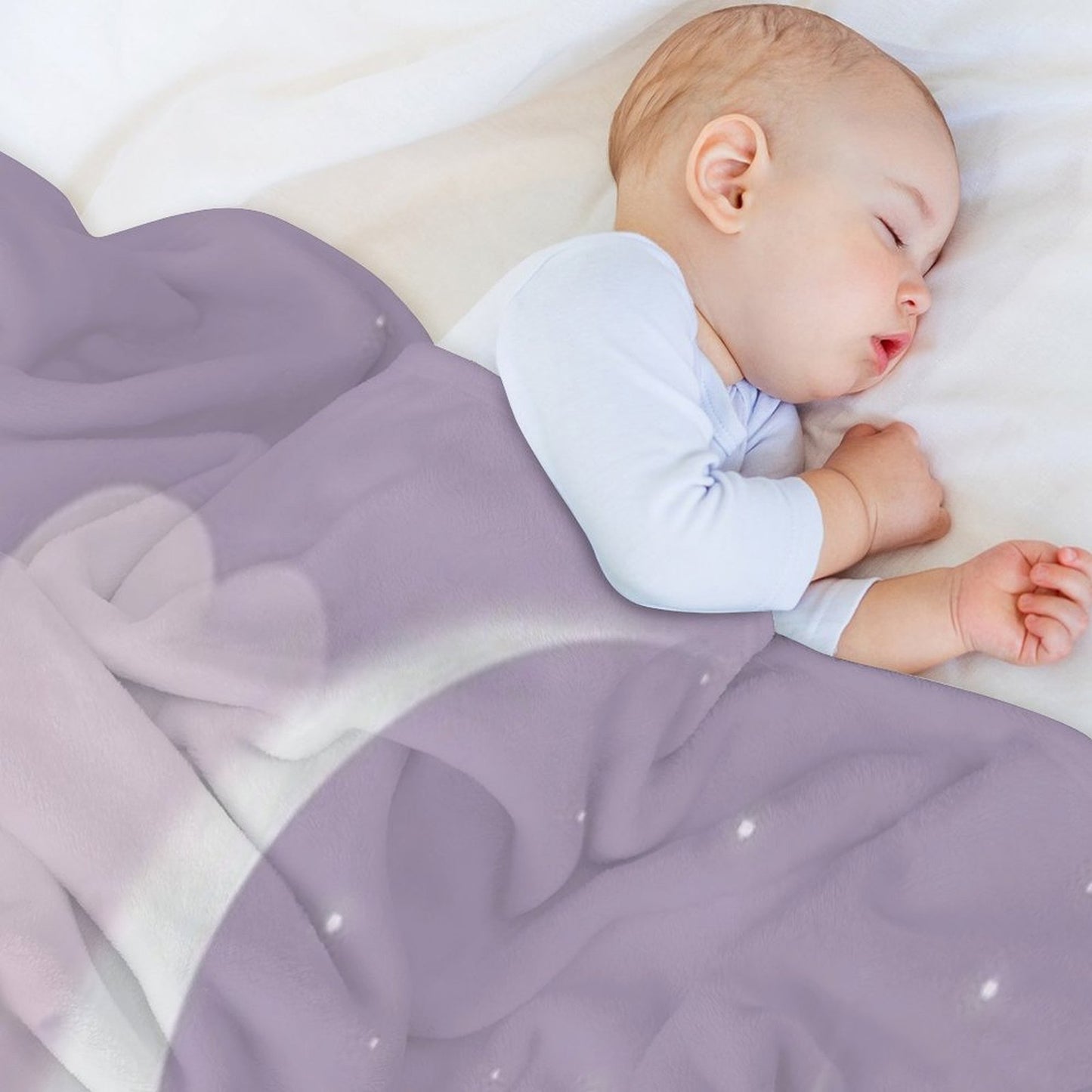 Purple Moon Throw Blanket