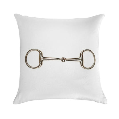 Snaffle Bit Soft Luxury Feel Throw Pillow