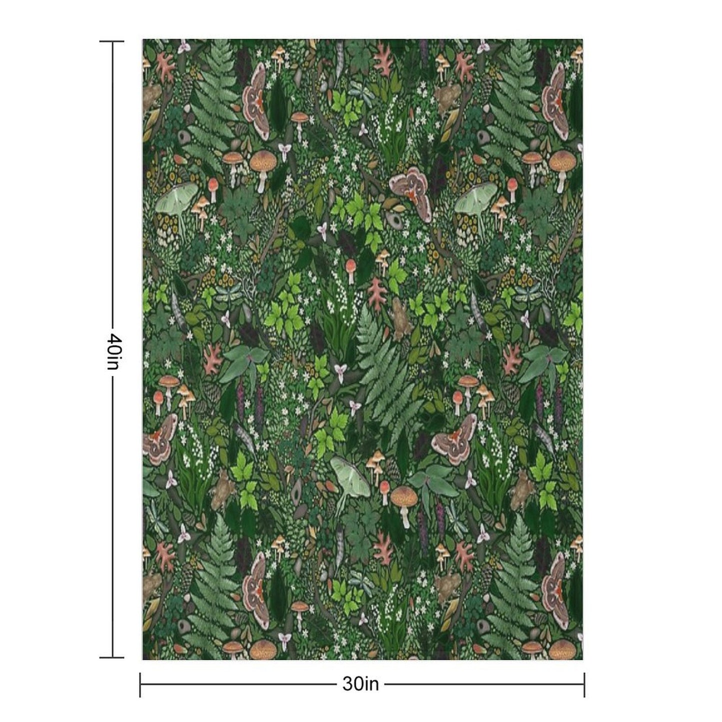 Forest Foray Throw Blanket